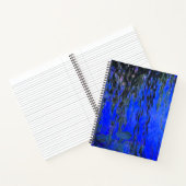 Monet Water Lilies und Weeping Willow Branches Notizblock (Innenseite)