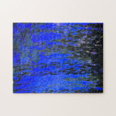 Monet Water Lilies und Weeping Willow Branches Puzzle (Horizontal)