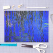 Monet Water Lilies und Weeping Willow Branches Seidenpapier (Handwerk)