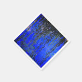 Monet Water Lilies und Weeping Willow Branches Serviette (Ecke)