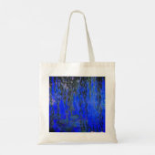 Monet Water Lilies und Weeping Willow Branches Tragetasche (Rückseite)