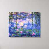 Monet Water Lilis mit Pond Reflections Leinwanddruck (Vorderseite)