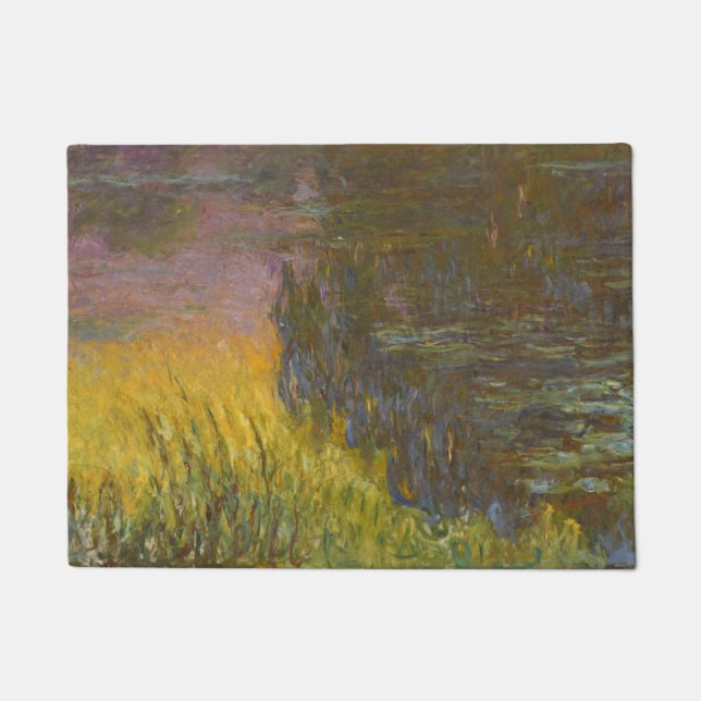 Monet Water Lilis Sentiero in Cresta: Fußmatte (Vorderseite)