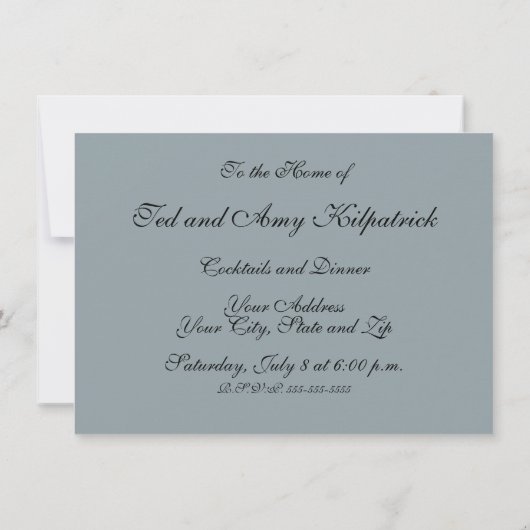 Monet Water Lily Lilies Pond Wasserlilien Malerei Einladung (Rückseite)