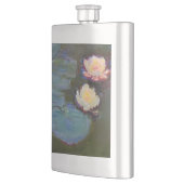 Monet Water Lily Lilies Pond Wasserlilien Malerei Flachmann (Links)