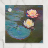 Monet Water Lily Lilies Pond Wasserlilien Malerei Geschenkanhänger (Vorderseite)