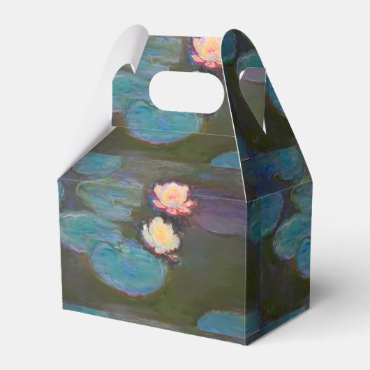 Monet Water Lily Lilies Pond Wasserlilien Malerei Geschenkschachtel (Vorderseite)