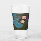 Monet Water Lily Lilies Pond Wasserlilien Malerei Glas (Vorderseite)