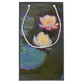Monet Water Lily Lilies Pond Wasserlilien Malerei Kleine Geschenktüte (Rückseite)