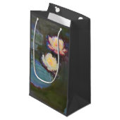 Monet Water Lily Lilies Pond Wasserlilien Malerei Kleine Geschenktüte (Vorderseite Schrägansicht)