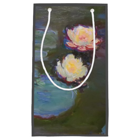 Monet Water Lily Lilies Pond Wasserlilien Malerei Kleine Geschenktüte (Vorderseite)