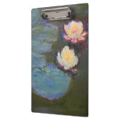 Monet Water Lily Lilies Pond Wasserlilien Malerei Klemmbrett (Links)
