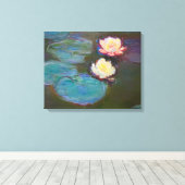 Monet Water Lily Lilies Pond Wasserlilien Malerei Leinwanddruck (Insitu (Holzboden))