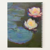 Monet Water Lily Lilies Pond Wasserlilien Malerei Planer (Rückseite)