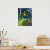 Monet - Water Lily Pond at Giverny 1919 Poster (Küche)