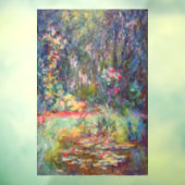 Monet Water Lily Pond Fensteraufkleber (Blatt 3)