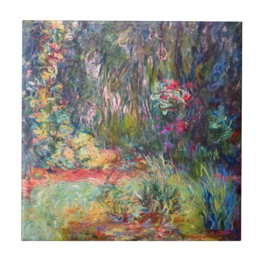 Monet Water Lily Pond Fliese (Vorderseite)