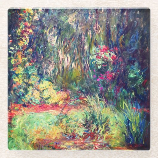 Monet Water Lily Pond Glasuntersetzer (Vorderseite)