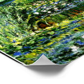 Monet - Water Lily Pond, grün Poster (Ecke)