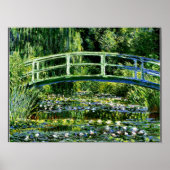Monet - Water Lily Pond, grün Poster (Vorne)