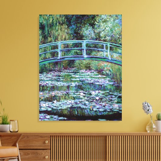 Monet - Water Lily Pond & Japanese Bridge Leinwanddruck (Insitu (Wohnzimmer))