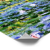 Monet - Water Lily Pond & Japanese Bridge Poster (Ecke)