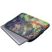 Monet Water Lily Pond Laptopschutzhülle (Vorne Knopf)