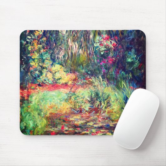 Monet Water Lily Pond Mousepad (Mit Mouse)