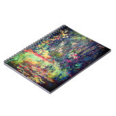Monet Water Lily Pond Notizblock (Linke Seite)