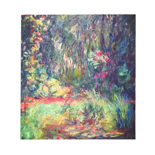 Monet Water Lily Pond Notizblock (Vorderseite)
