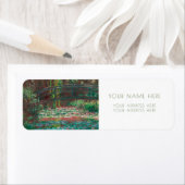 MONET "WATER LILY POND" RETURN ADDRESS LABEL (Insitu)