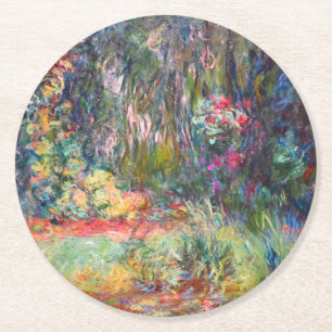 Monet Water Lily Pond Runder Pappuntersetzer