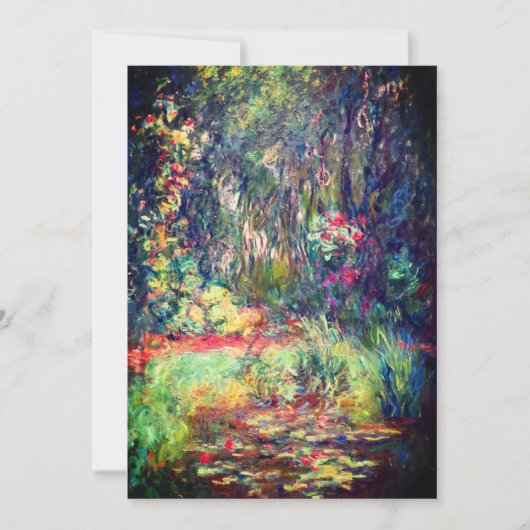 Monet Water Lily Pond Save The Date (Vorderseite)