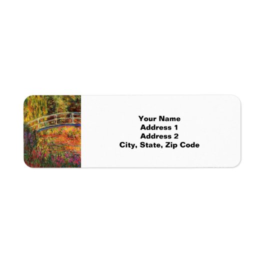 Monet Water Lily Pond und Water Irises (Vorne)