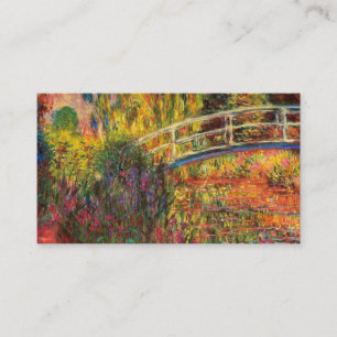 Monet Water Lily Pond und Water Irises Begleitkarte