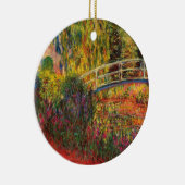 Monet Water Lily Pond und Water Irises Keramik Ornament (Rechts)