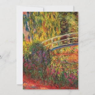 Monet Water Lily Pond und Water Irises Save The Date