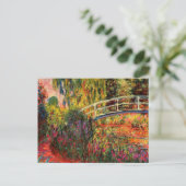 Monet - Water Lily Pond, Water Irises Postkarte (Stehend Vorderseite)
