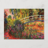 Monet - Water Lily Pond, Water Irises Postkarte (Vorderseite)