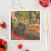 Monet - Water Lily Pond, Water Irises Serviette (Beispiel)