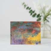 Monet Water Liverpool Abend Postkarte (Stehend Vorderseite)