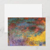Monet Water Liverpool Abend Postkarte (Vorne/Hinten)