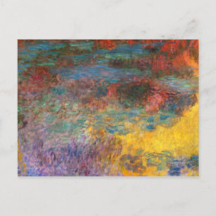 Monet Water Liverpool Abend Postkarte
