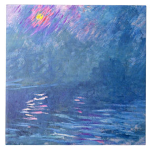 Monet - Water Loo Bridge, berühmtes Bild, Fliese