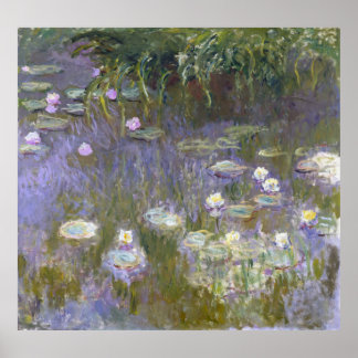 Monet, Water Poster