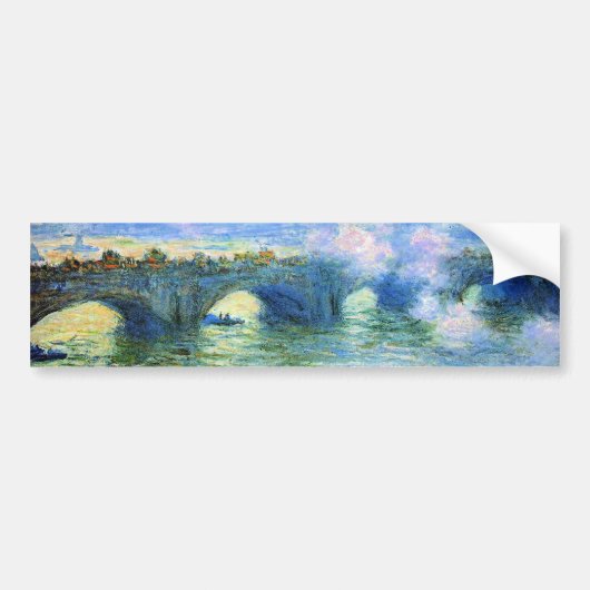 Monet - Waterloo Bridge, London, Autoaufkleber (Vorne)