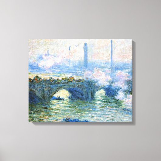 Monet - Waterloo Bridge, London, Leinwanddruck (Vorderseite)