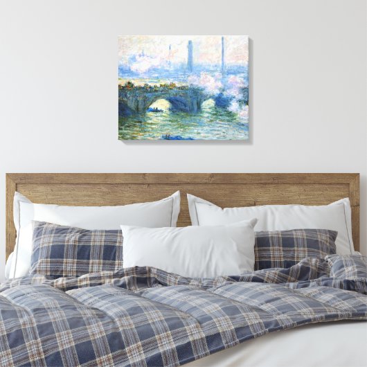 Monet - Waterloo Bridge, London, Leinwanddruck (Insitu (Schlafzimmer))