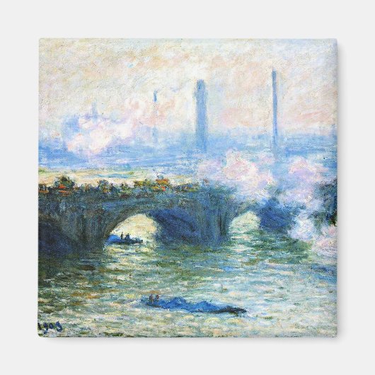 Monet - Waterloo Bridge, London  Magnet (Vorne)