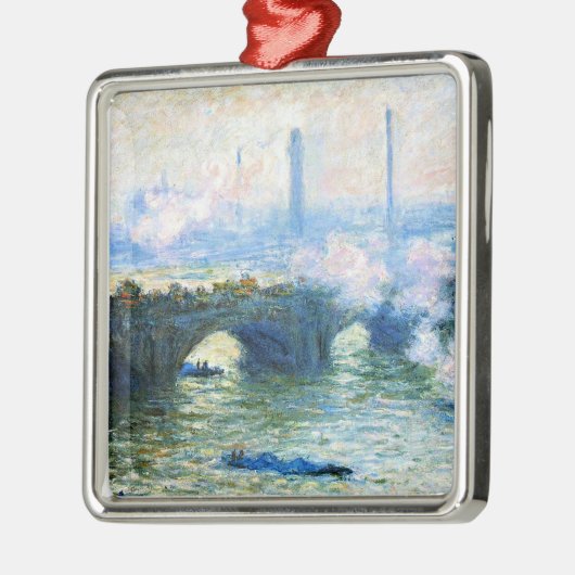 Monet - Waterloo Bridge, London, Ornament Aus Metall (Links)